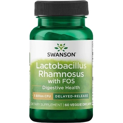 Swanson Lactobacillus Rhamnosus with FOS 5 Billion CFU [60 капсули]