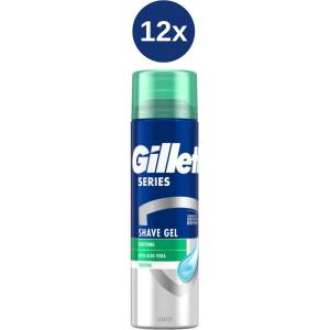 Gillette гел за пищяли 12x200ml серия - чувствителна кожа