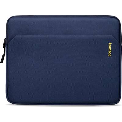 tomtoc Tablet Sleeve - текстилен калъф за iPad Pro 11 (2024/2022/2021/2020/2018), iPad Air 3 (2019), iPad 7 (2019) и таблети до 11 инча (тъмносин)