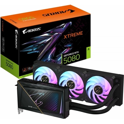 Gigabyte AORUS GeForce RTX 5080 XTREME WATERFORCE 16GB GV-N5080AORUSX W-16GD