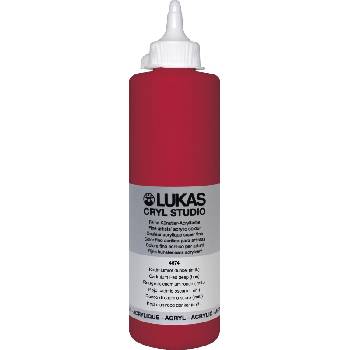 LUKAS Cryl Studio Plastic Bottle АКРИЛНА боя Cadmium Red Deep Hue 500 ml 1 бр (746740500)