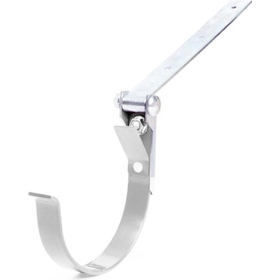 Bryza PVC Kovový držiak žľabu nastaviteľný 150 mm biely
