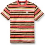 Passenger Мъжка тениска Passenger Wild Pine Texture Stripe T-Shirt - Redwood Multi Stripe (216-7869-0211)