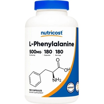 Image 1 of Nutricost L-Phenylalanine 500 mg [180 капсули]
