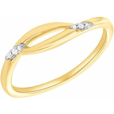 Eppi prsten ze stříbra s lab grown diamanty Nils R49269