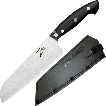 Zelite Infinity by Klarstein Executive-Plus 7" nôž Santoku 61 HRC damašková oceľ BK-SANT-AS10