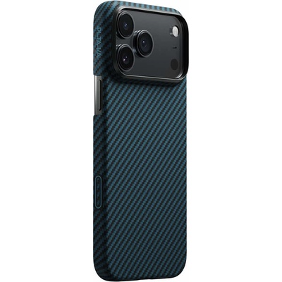 PITAKA Кевларен кейс с MagSafe за iPhone 17 Pro (син) - Pitaka Ultra Slim Case Aramid Fiber 600D (KI1706BP)