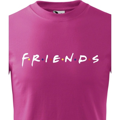 Dětské tričko Friends Barva Purpurová Canvas Bezvatriko.cz 0995