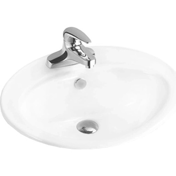 Mexen Selma мивка с вграждане в плот 56 x 46 cm, бяла - 25085600 (25085600)