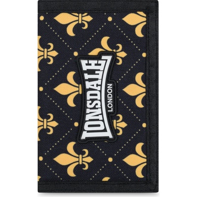 Lonsdale Wallet čierna biela žltá 4255581586443