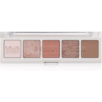 MUA Makeup Academy Professional 5 Shade Palette палитра сенки за очи цвят Desert Bloom 3, 8 гр