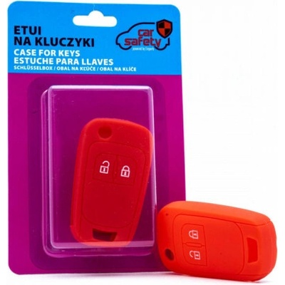 Kľúčenka Chevrolet Opel Vauxhall silikónový obal na kľúče červená