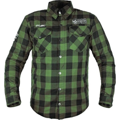 Black Heart Moto košile Rattlesneak 18833 green