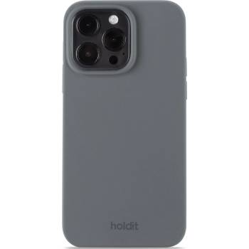 Holdit Калъф Holdit - Silicone, iPhone 14 Pro Max, Space Gray (7330985157738)