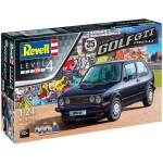 Revell Подаръчен комплект авто 05694 - 35 години VW Golf 1 GTi Pirelli (1: 24)