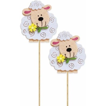 Lepaso Beránek filc zápich 30cm bílá