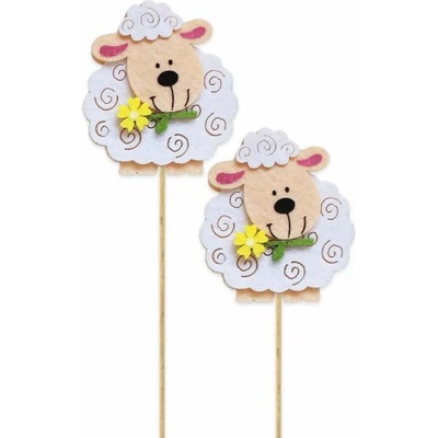 Lepaso Beránek filc zápich 30cm bílá