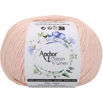 Anchor Cotton ‚n‘ Linen 15 Čajová růže