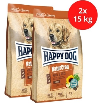 Happy Dog NaturCroq Beef & Rice 2 x 15 kg
