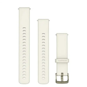 Image 1 of Garmin Бързоосвобождаваща се каишка - Bone с Lunar Gold (18 мм) 010-13406-00 (010-13406-00)