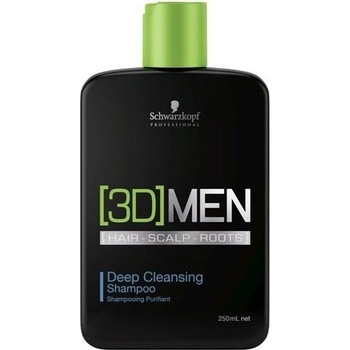 Schwarzkopf 3D Men šampón Deep Cleans 250 ml