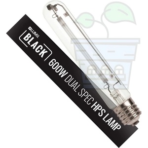 LUMii Lighting BLACK DUAL SPEC 600W HPS Lamp - Двуспектърна Натриева лампа / крушка (2168)