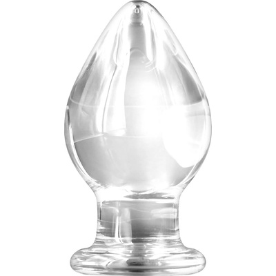 NS Novelties Knight Glass Buttplug Transparent