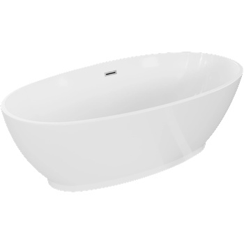 Mexen Bilbao свободностояща вана 180 x 90 cm, бяла, хромиран прелив - 51311809000-01 (51311809000-01)