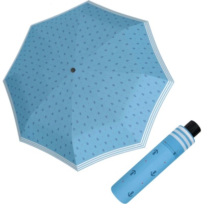 Doppler Mini fiber sailor dámský skládací mechanický deštník sv.modrý