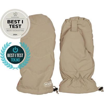 Voksi Stroller Mitten dark sand light grey – Zboží Dáma