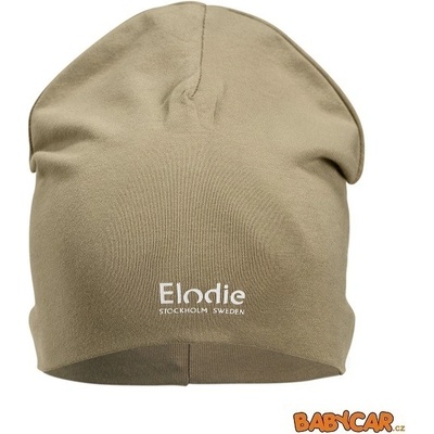 ELODIE DETAILS bavlněná čepice LOGO BEANIE Warm Sand – Zboží Mobilmania