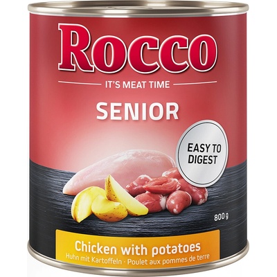 Rocco Senior kuřecí s bramborami 6 x 800 g