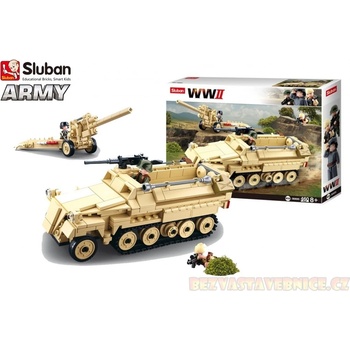 Sluban B0695 Army Německý polopásový tahač