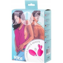 Jos Vita a vibračný nástavec, silikón, ružová farba, 8,5 a 8 cm