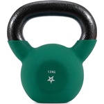 Yes4All BJCC Neoprene Coated Kettlebell, Strength Training Kettlebells - 12KG Dark Green (BJCC)