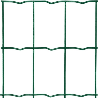 Moravskoslezské drátovny Svařované pletivo Midlle, drát 2,2 mm, oko 50x100 mm, výška 150 cm PVC zelená