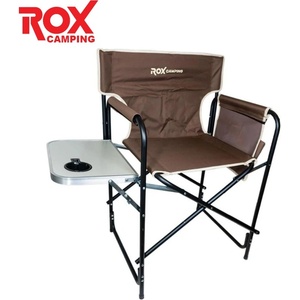 ROX Camping Стол за къмпинг с масичка - кафяво / rox 153camp0318 / (rox 153camp0318)
