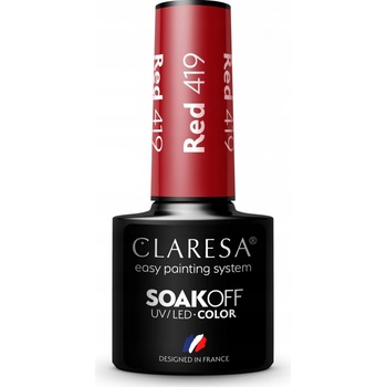 Claresa Gél lak Red 419 5 g