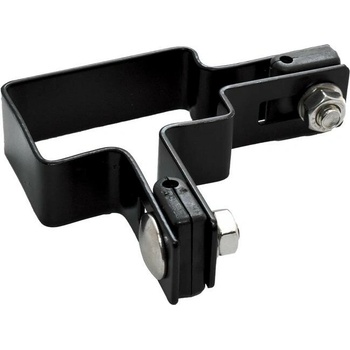 EKOfence Objímka rohová na plotový stĺpik ZnPVC 60x40mm čierna M 13623