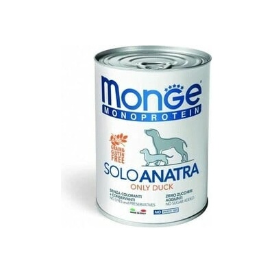 Monge Monoprotein Solo Adult s kačacím mäsom 400 g
