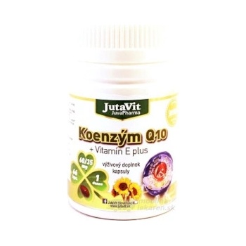 JutaVit Koenzým Q10 + Vitamín E plus 66 kapsúl