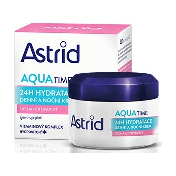 Astrid Moisture Time zjemňující hydratační denní a noční krém pro suchou až citlivou pleť 50 ml