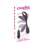 Couples Choice - вибратор за двойки с 2 мотора, акумулаторен, лилав