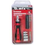 MTX Отвертка реверсивна, комплект битове и вложки, 16 части mtx 113329