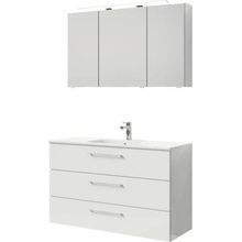 Kúpeľňová zostava Pelipal Sunline 121 Block biela 121 cm SET-121-186