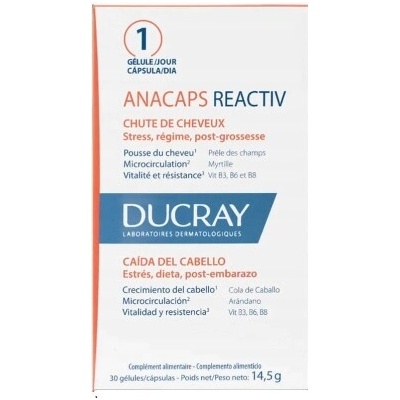 Pierre Fabre DUCRAY Anacaps Reactiv biotin 30 kapslí – Hledejceny.cz