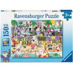 Ravensburger - Puzzle Fun on the Beach Promenade XXL - 150 piese