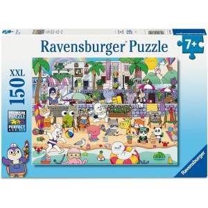 Ravensburger - Puzzle Fun on the Beach Promenade XXL - 150 piese