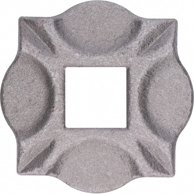 Patka 100x100mm, otvor 30x30mm, bez povrchové úpravy
