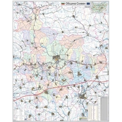 Mapmedia Карта на община Сливен